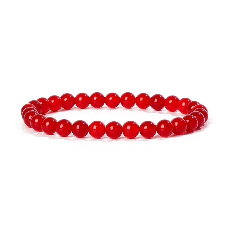 Bracelet Agates en pierre naturelle pour femmes 6mm Quartz Onyx perles Bracelet élastique Chakra guérison Reiki Yoga