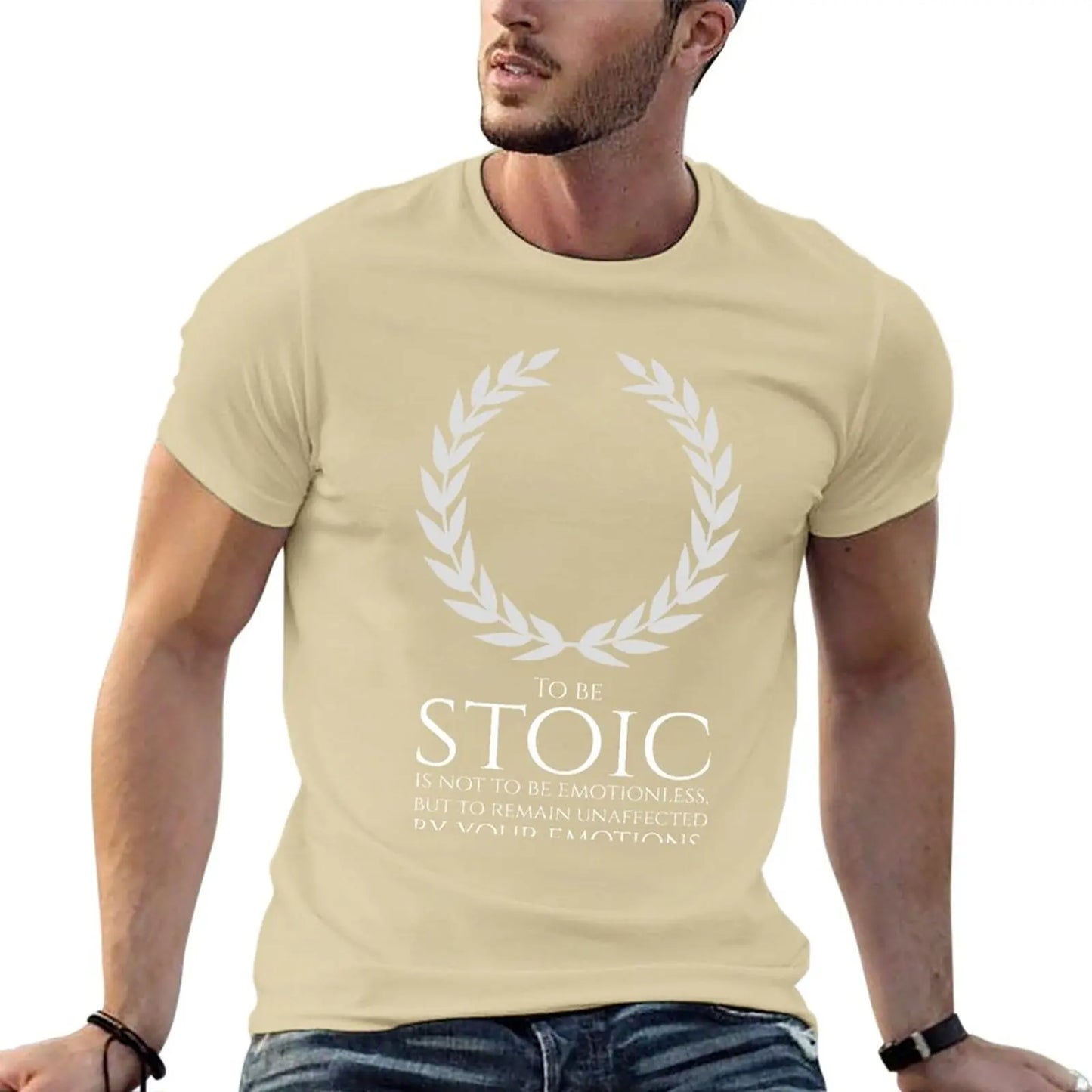 T-Shirt Stoïc -Stoïcisme – Être stoïque, ce n’est pas être sans émotion, mais rester insensible à vos émotions.