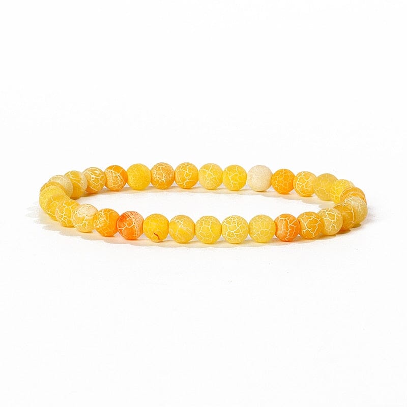 Bracelet Agates en pierre naturelle pour femmes 6mm Quartz Onyx perles Bracelet élastique Chakra guérison Reiki Yoga