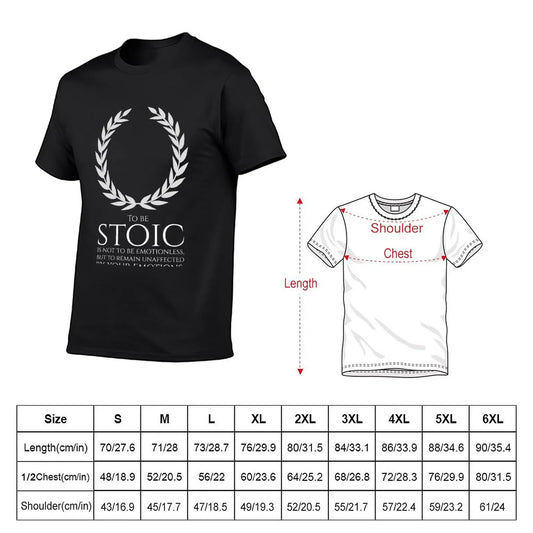 T-Shirt Stoïc -Stoïcisme – Être stoïque, ce n’est pas être sans émotion, mais rester insensible à vos émotions.