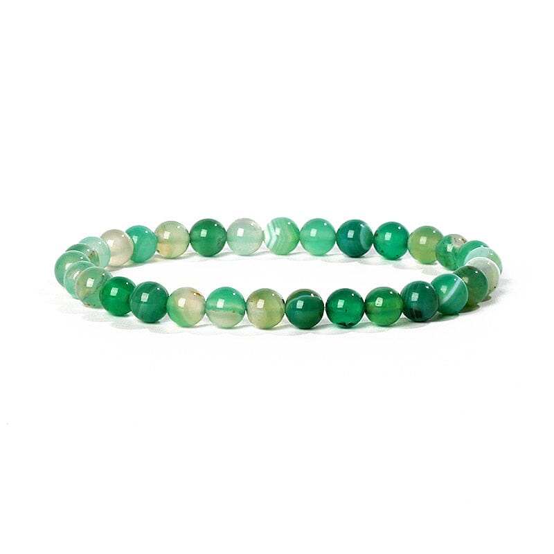 Bracelet Agates en pierre naturelle pour femmes 6mm Quartz Onyx perles Bracelet élastique Chakra guérison Reiki Yoga