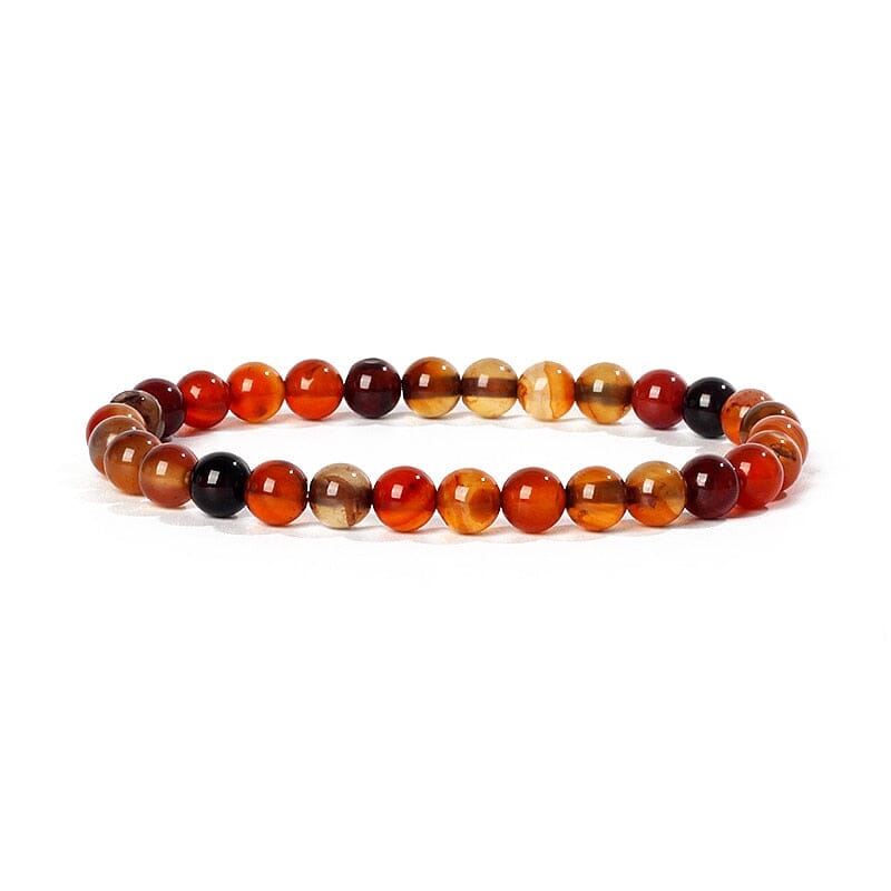 Bracelet Agates en pierre naturelle pour femmes 6mm Quartz Onyx perles Bracelet élastique Chakra guérison Reiki Yoga