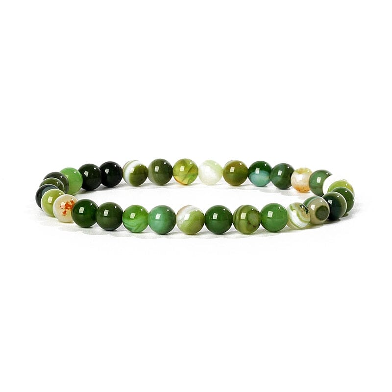 Bracelet Agates en pierre naturelle pour femmes 6mm Quartz Onyx perles Bracelet élastique Chakra guérison Reiki Yoga