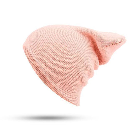Bonnet style décontracté mode Hip-Hop Unisexe en Coton Solide Doux Tricoté