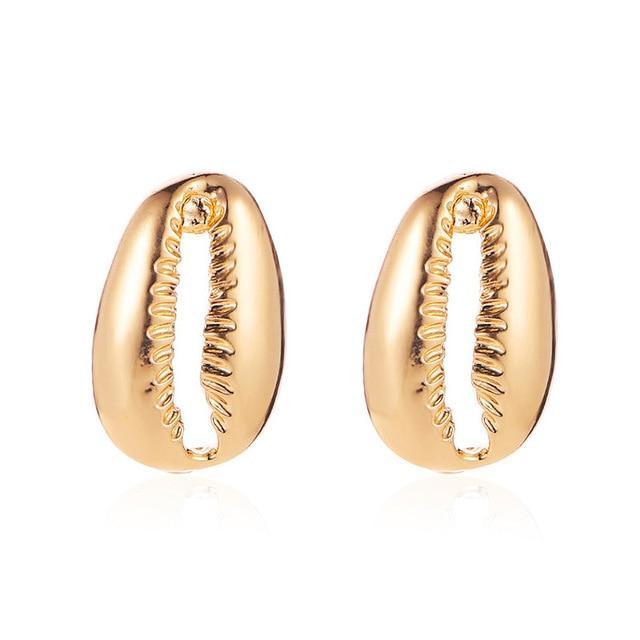 Boucles D'oreilles Éblouissantes de Mode Grandes Géométriques rondes Moderne
