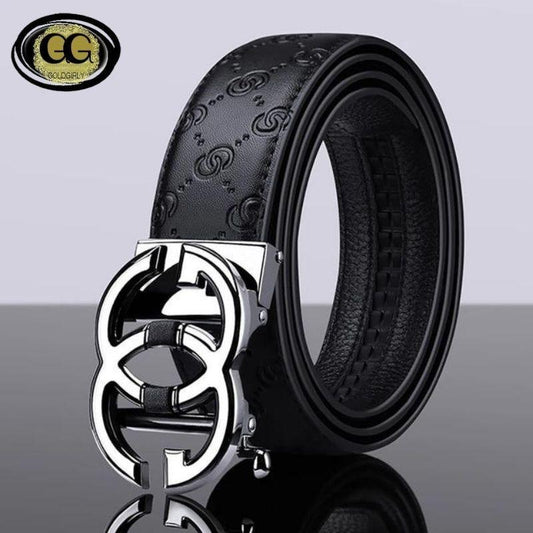 Ceinture de Luxe GoldG boucle Automatique Haute Qualité Cuir artificiel