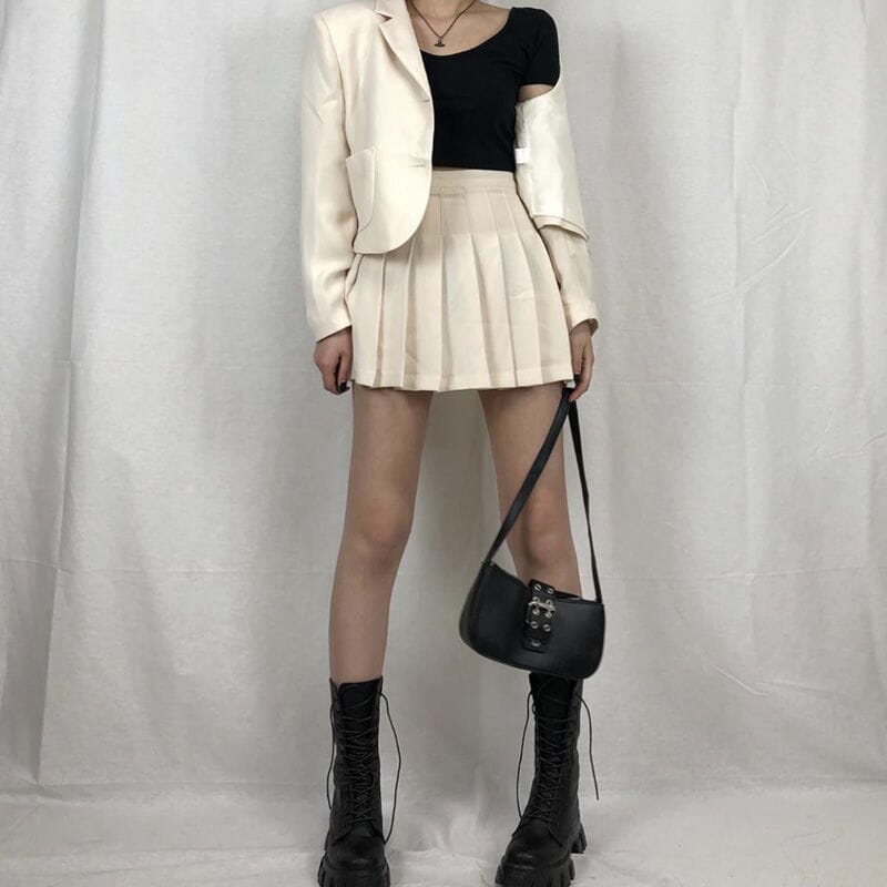 Bottines Femmes à lacets et zip - mi-mollet automne hiver noire ou blanches