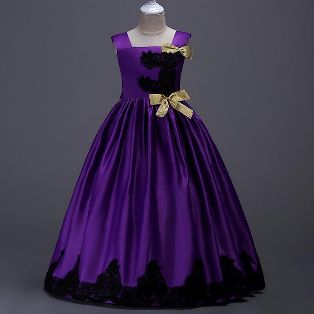 Robes Pour Filles Princesse grand choix de couleurs 5 6 7 8 9 10 11 12 13 14 ans