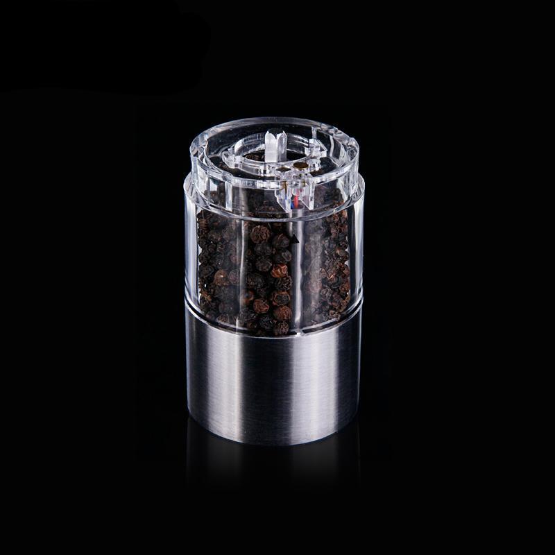 Moulin À Poivre ou Sel en Acier inoxydable-Électrique à piles Outil Cuisine Moulin À Épices pratique