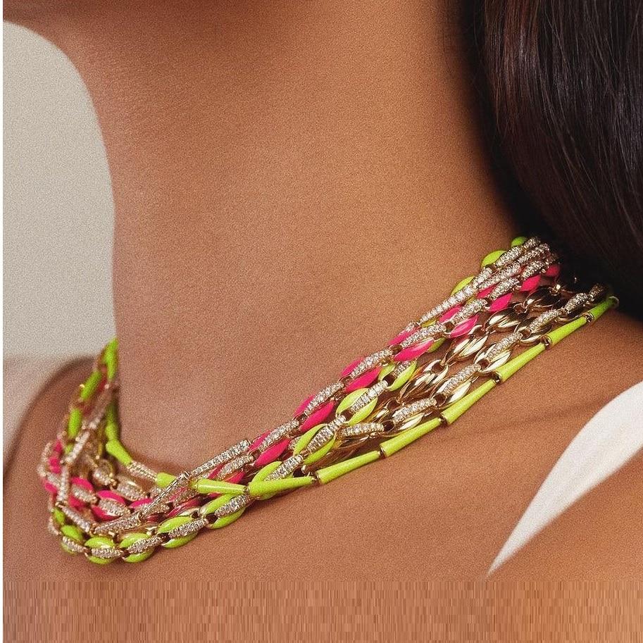 Bracelet Mode haute qualité pour femmes Arc en ciel coloré perlé et strass