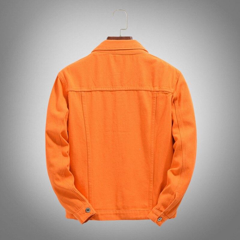 veste en jean Homme violet ou orange