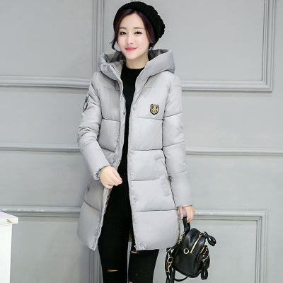 Super-Parka-Doudoune pour l'hiver- Veste chaude à capuche en coton rembourré