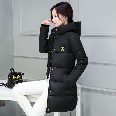 Super-Parka-Doudoune pour l'hiver- Veste chaude à capuche en coton rembourré