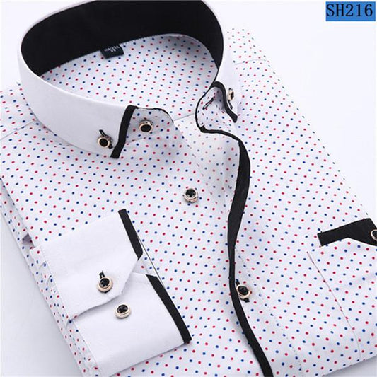 Chemise Homme d'affaires motifs imprimés tendance et confortable