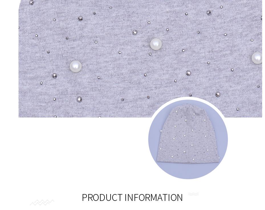 Bonnet brodé de perles collection Mode hiver Fourrure Naturelle tient chaud