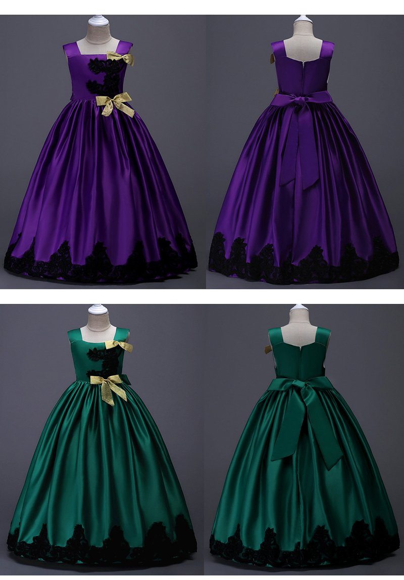 Robes Pour Filles Princesse grand choix de couleurs 5 6 7 8 9 10 11 12 13 14 ans