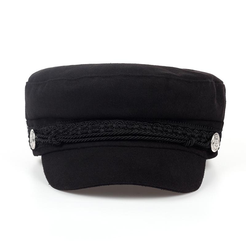 Mode Casquette de capitaine style Marin Béret en laine