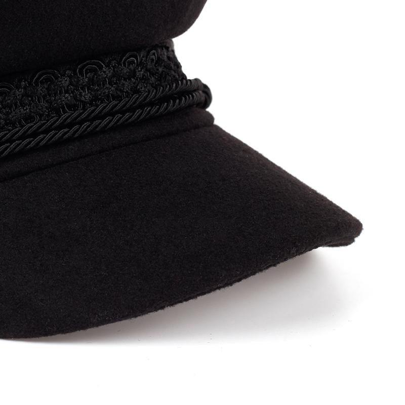 Mode Casquette de capitaine style Marin Béret en laine
