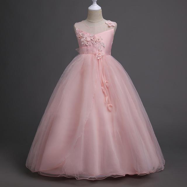 Robes Pour Filles Princesse grand choix de couleurs 5 6 7 8 9 10 11 12 13 14 ans