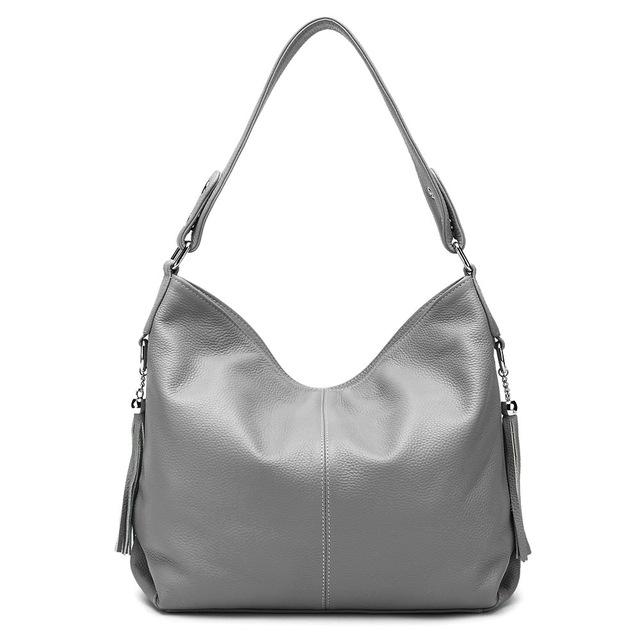 Sac À Main En Cuir Véritable doux au toucher-se porte à l'Épaule-plusieurs couleurs