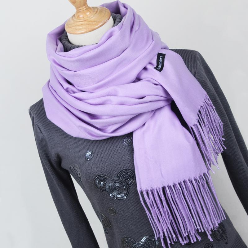 L'indispensable écharpe authentique Pashmina en Cachemire Haute qualité Le châle d'hiver idéal