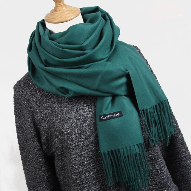L'indispensable écharpe authentique Pashmina en Cachemire Haute qualité Le châle d'hiver idéal