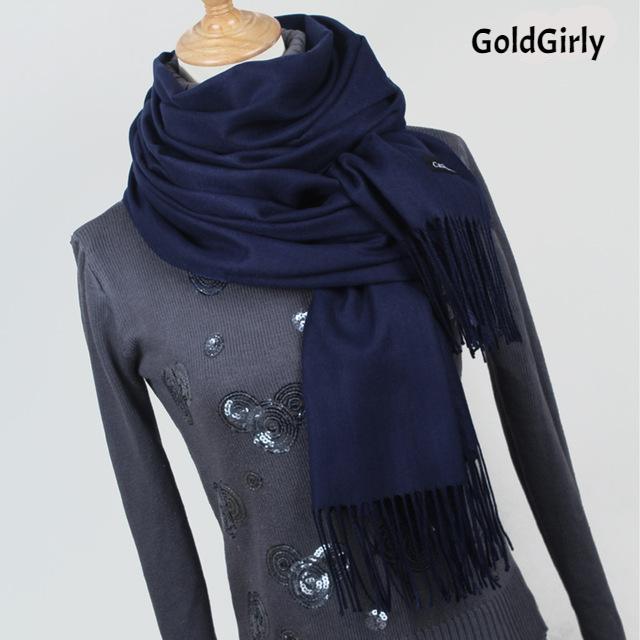 L'indispensable écharpe authentique Pashmina en Cachemire Haute qualité Le châle d'hiver idéal