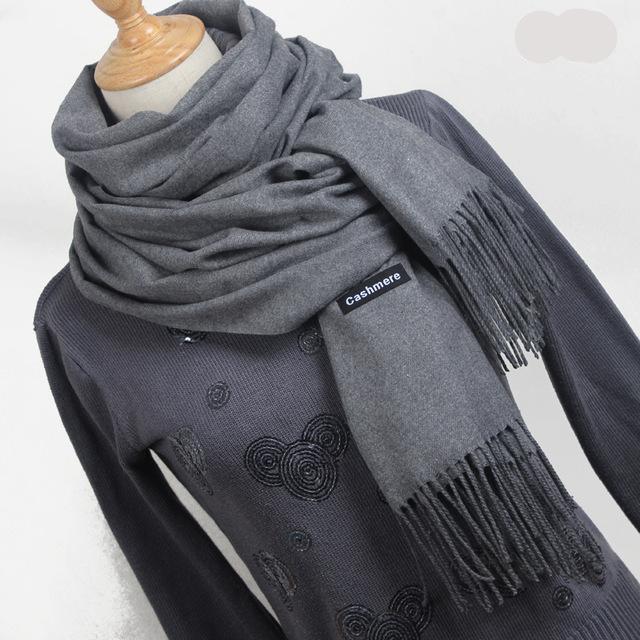 L'indispensable écharpe authentique Pashmina en Cachemire Haute qualité Le châle d'hiver idéal
