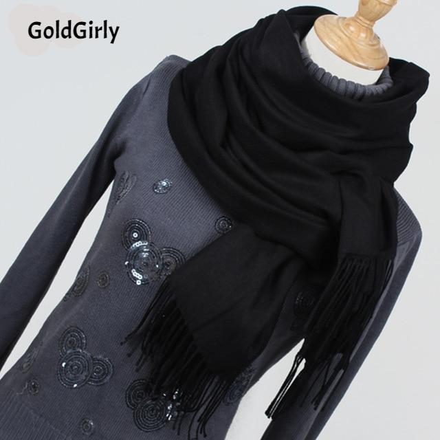L'indispensable écharpe authentique Pashmina en Cachemire Haute qualité Le châle d'hiver idéal