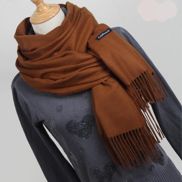 L'indispensable écharpe authentique Pashmina en Cachemire Haute qualité Le châle d'hiver idéal