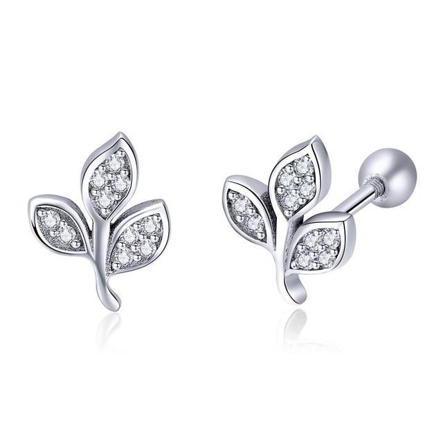Boucles d'oreilles rondes en argent Sterling 925 pour femmes Idée cadeau