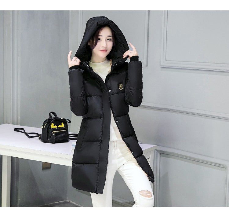 Super-Parka-Doudoune pour l'hiver- Veste chaude à capuche en coton rembourré