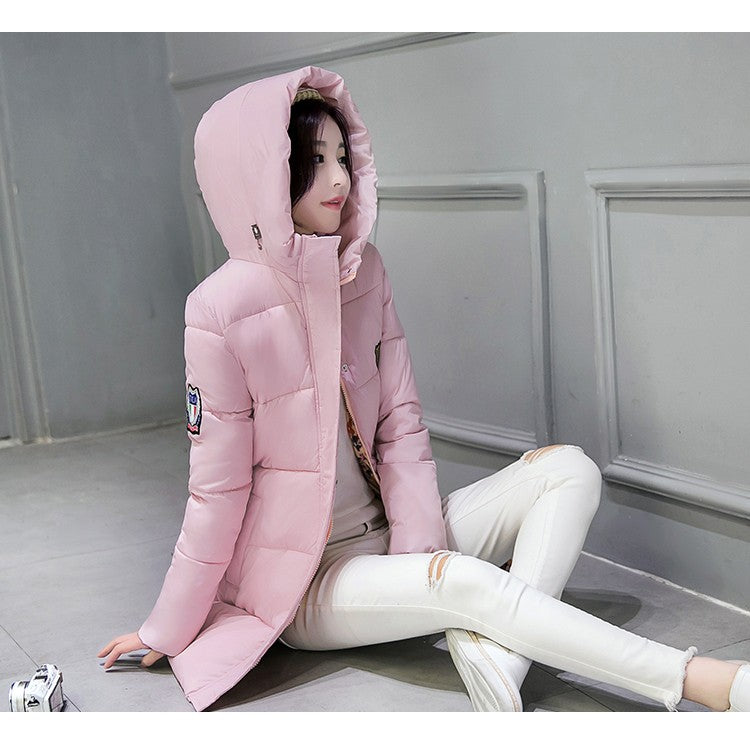 Super-Parka-Doudoune pour l'hiver- Veste chaude à capuche en coton rembourré