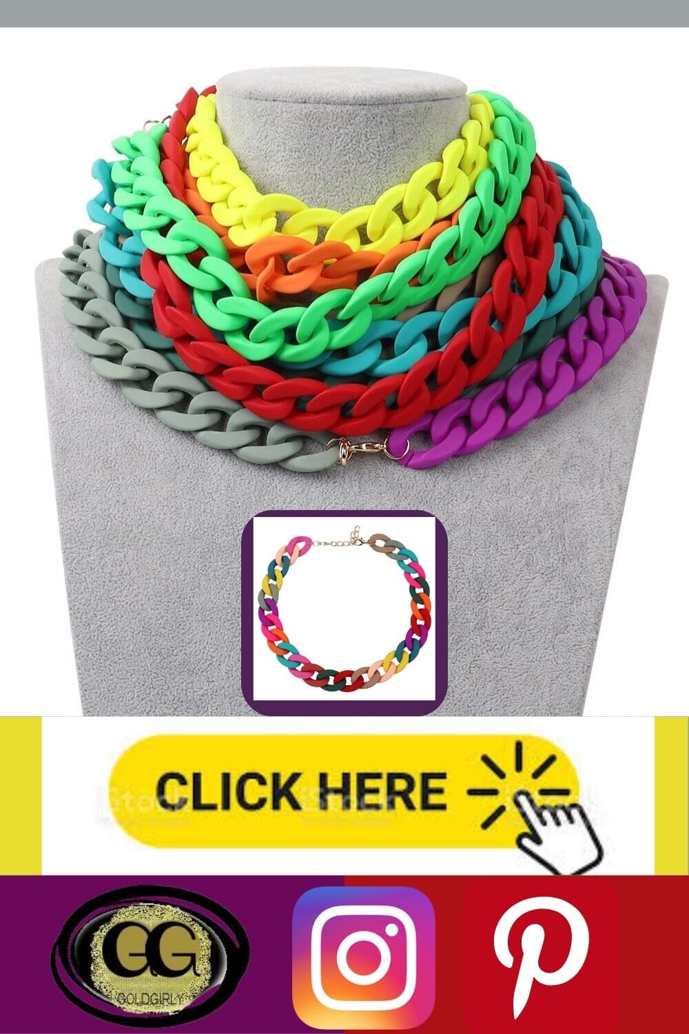 Colliers colorés