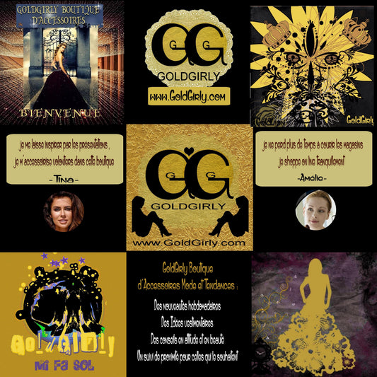 Les accessoires tendances GoldGirly pub