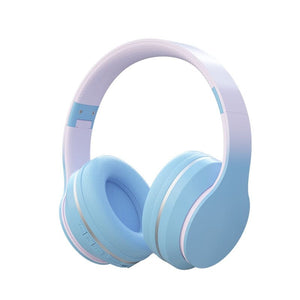 Casque Audio - Écouteurs Bluetooth sans fil, couleurs pastels, stéréo, pour le Sport, la musique, avec Microphone, Hifi, basse, Anti-bruit, pour jeu et podcast
