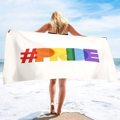 Serviette de plage Arc en ciel Colors-Road- taille XL