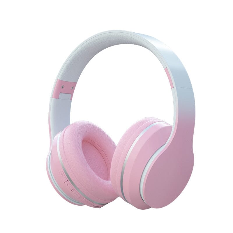 Casque Audio - Écouteurs Bluetooth sans fil, couleurs pastels, stéréo, pour le Sport, la musique, avec Microphone, Hifi, basse, Anti-bruit, pour jeu et podcast