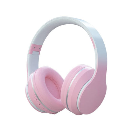 Casque Audio - Écouteurs Bluetooth sans fil, couleurs pastels, stéréo, pour le Sport, la musique, avec Microphone, Hifi, basse, Anti-bruit, pour jeu et podcast