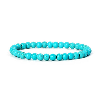 Bracelet Agates en pierre naturelle pour femmes  6mm Quartz Onyx perles Bracelet élastique Chakra guérison Reiki Yoga