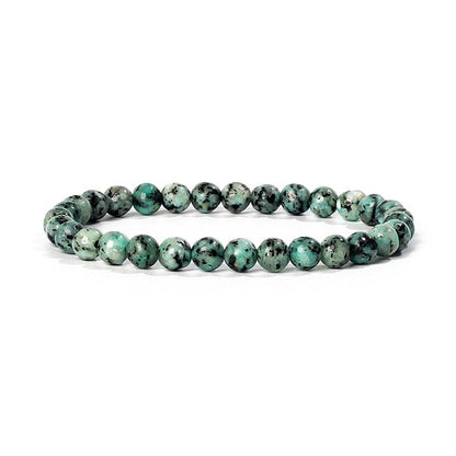 Bracelet Agates en pierre naturelle pour femmes  6mm Quartz Onyx perles Bracelet élastique Chakra guérison Reiki Yoga