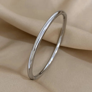 Bracelets tendance GoldGirly en acier inoxydable avec strass et zircone cubique pour femmes, couleur argent, bijoux