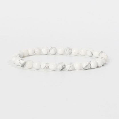 Bracelet Agates en pierre naturelle pour femmes  6mm Quartz Onyx perles Bracelet élastique Chakra guérison Reiki Yoga