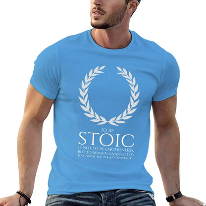 T-Shirt Stoïc -Stoïcisme – Être stoïque, ce n’est pas être sans émotion, mais rester insensible à vos émotions.