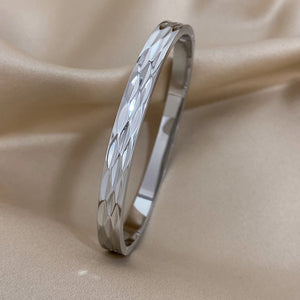 Bracelets tendance GoldGirly en acier inoxydable avec strass et zircone cubique pour femmes, couleur argent, bijoux