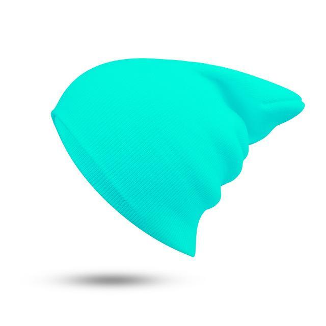 Bonnet style décontracté mode Hip-Hop Unisexe en Coton Solide Doux Tricoté