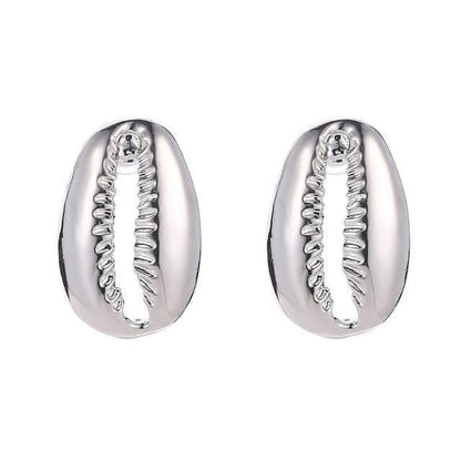 Boucles D'oreilles Éblouissantes de Mode Grandes Géométriques rondes Moderne
