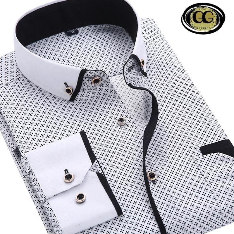 Chemise Homme d'affaires motifs imprimés tendance et confortable