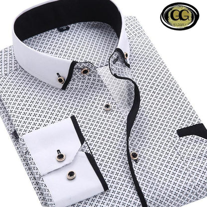 Chemise Homme d'affaires motifs imprimés tendance et confortable