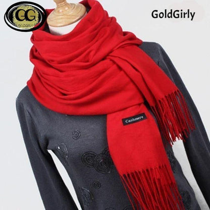 L'indispensable écharpe authentique Pashmina en Cachemire Haute qualité Le châle d'hiver idéal